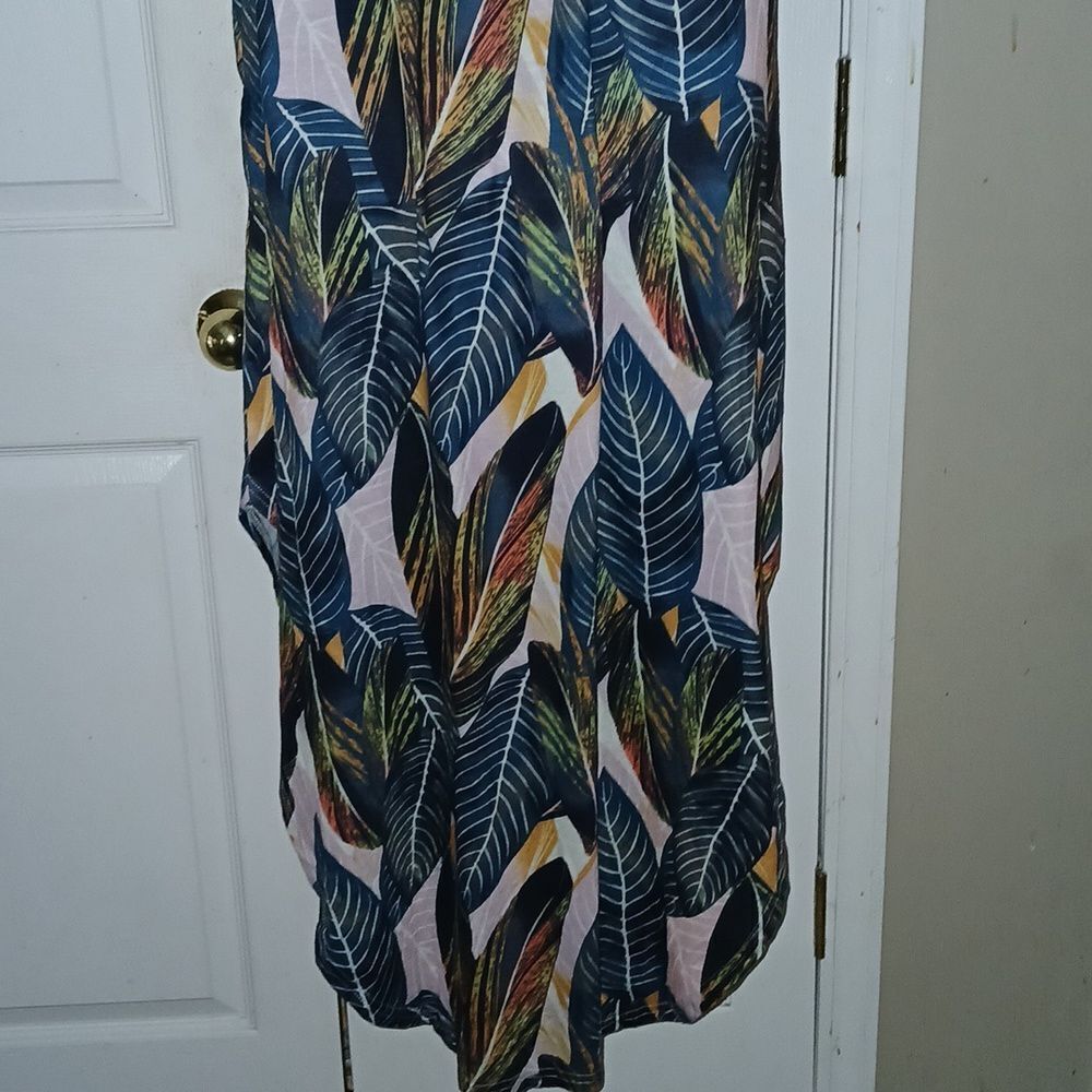 ANRABESS Tropical Casual Loose Sundress Split Maxi Dress Sz XXL NWT - Picture 5 of 9